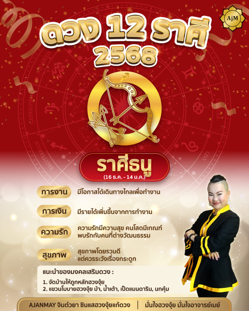 ดวง12ราศี 2568